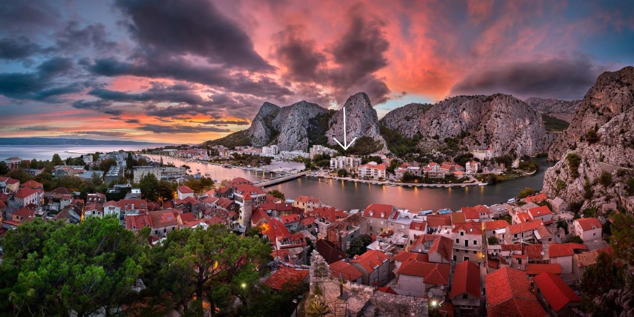 Apartament Penthouse Maremonte Omiš Zewnętrze zdjęcie